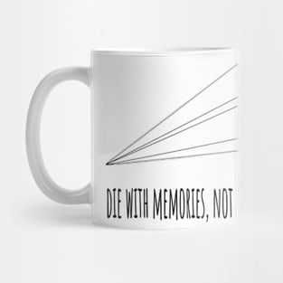 Motivation saying paper plane Mug